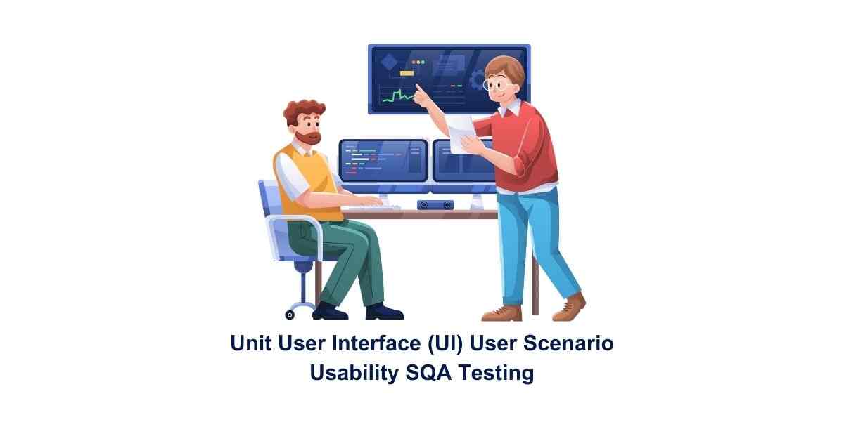 Manual Functional Unit User Interface (UI) User Scenario Usability SQA Testing Services in BPO